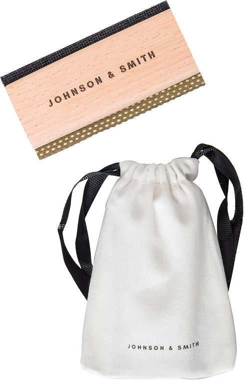 Johnson & Smith Sweater Comb, Double Sided Lint Scraper and Cashmere Pill Remover Brush with Pouch