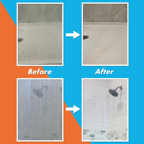 ShineSafe 16 Oz Hard Water Stain Remover Professional-Grade Calcium Lime Rust Cleaner for Glass, Shower, Tub, Sink