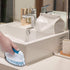 PHYEX 2-Pack Large & Small Cleaning Brushes - For Cleaning Carpet, Floor, Bathroom, and Kitchenware