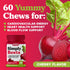 Simply Nature's Promise - Simply Beets Heart Gummies - 60 Non-GMO Beet Gummy Chews, Cherry Flavor