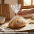 Pack 100 Packaging 100 6x3x15-Inch Wowfit Bread Poly Bags of Entirely Transparent Clear Bakery Bags Bread Bags