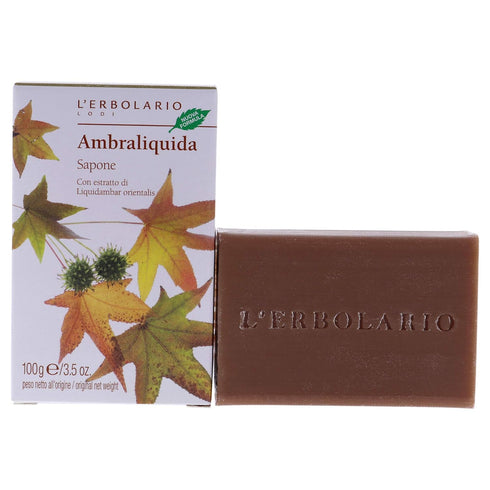 L'Erbolario Perfumed Bar Soap, Gently Scented Body and Hand Soap Bar, Moisturizing with Natural Extracts