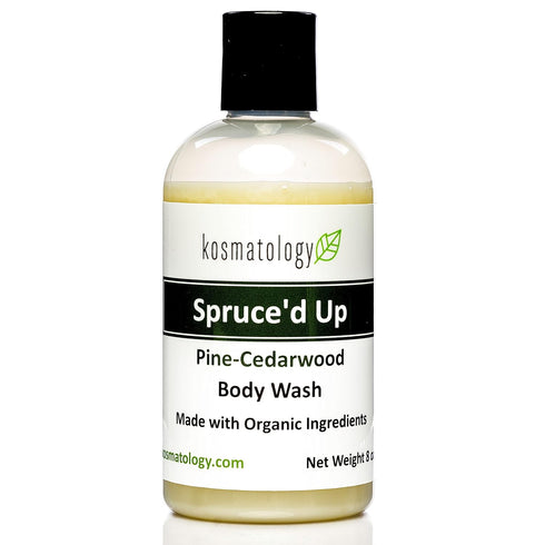 Spruce’d Up Organic Body Wash | Moisturizing Cleanse | Infused with Pine, Cedarwood & Cinnamon Essential Oils | 8 fl oz