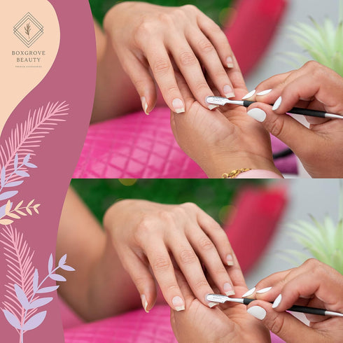 Professional Manicure Tools Cuticle Cutter & Pusher Trimmer – Perfect Nail Care Tool for Home/Spa