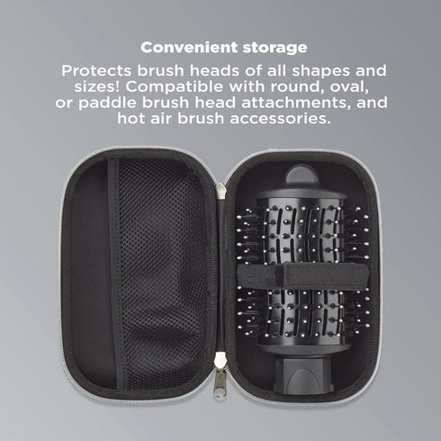 INFINITIPRO BY CONAIR Brush Head Attachment Storage Case for The Knot Dr. Dryer Brushes