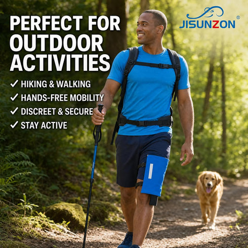 JISUNZON 600-1000ml) Adjustable Waist Belt with Pockets | Discreet & Hands-Free Organizer for Tubes and Liquid Bags