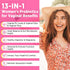 Vaginal Probiotics, 70 Billion CFU, 13-in-1 Women’s Probiotic & Prebiotic, 2 Month Supply for Healthy Flora