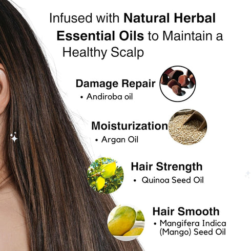 Moist Diane Natural Hair Conditioner with Pump - Organic Keratin Treatment for Damaged & Dry Hair, 15.2 fl oz