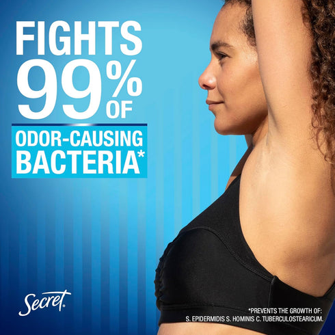 Secret Outlast Antiperspirant Deodorant for Women, 72hr Sweat & Odor Protection, Clear Gel, Unscented, 2.6 oz