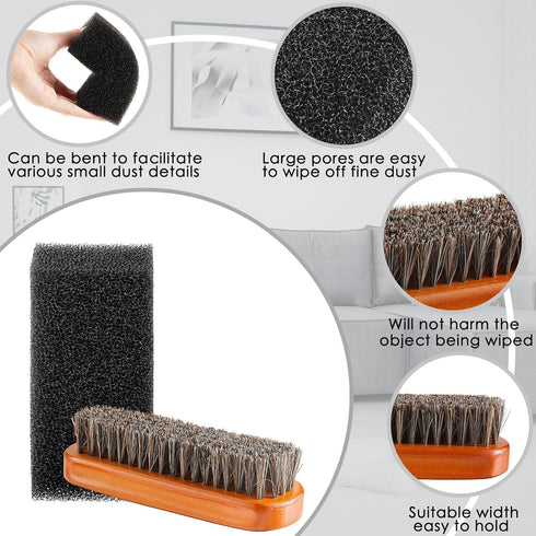 5 Pieces Felt Hat Cleaning Sponge Set, Felt Hat Brush and Cleaner for Cowboy and Baseball Hats