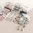10 Rolls Traditional Chinese Style Nail Foil Transfer Stickers, Ink Painting Characters for Nail Art Decorations