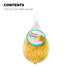 Jacent Deep Cleaning Foam Body Sponge for Bath and Shower, Soft Loofah Scrubber for Men & Women, Yellow