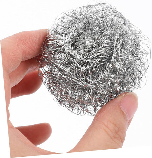 4pcs Kitchen Cleaning Ball - Kitchen Spiral Scrubbers, Stainless Steel Wool Scouring Pad Dish Brush