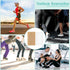 Sratte 4 Pcs Ankle Gel Sleeve, Padded Socks Ankle Protector Gel Sleeve for Skating Riding Foot Support