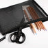 Norme 10 Pieces Black Mesh Bags, Makeup Bags, Cosmetic Travel Organizer, Mesh Zipper Pouch Pencil Case, 9.5 x 7.1 Inches