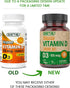 DEVA Sunshine Vitamin D3 5000 IU, 125 mcg Vegan D3, 90-Count Bottle (Pack of 2)