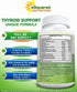 aSquared Nutrition Premium Thyroid Support Supplement with Iodine - 180 Capsules, Herbal & Vitamin Complex