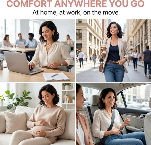 Heating Pad for Period Cramps FSA-HSA Eligible Cordless Portable Electric Wearable Heating Belt with Massage USB