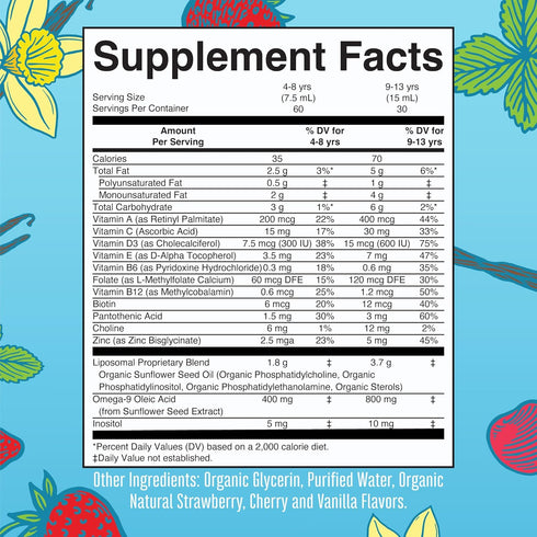 MaryRuth Organics Multivitamin for Kids - Sugar Free Liquid Vitamins, Immune Support, 15.22 Fl Oz