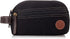 Timberland Men's Toiletry Bag - Canvas Travel Kit Organizer, Black, One Size