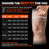 JWW 2 Pack 3XL) Plus Size Knee Compression Sleeve for Big Thighs, Knee Brace for Men & Women Knee Pain Relief, Workout