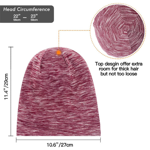 Silk Satin Lined Bonnet Sleep Cap, Adjustable Hair Wrap Cover for Curly Hair Protection for Women and Men
