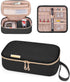 Yarwo Diabetic Travel Case for Blood Glucose Monitor, Insulin Syringes, Diabetes Supplies Storage Bag (Black)