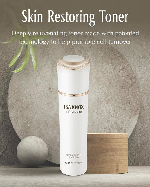 ISA KNOX TE'RVINA AD Regenerating Skin Softener, Hydrating & Nourishing Toner for Youthful Skin, 5.1fl oz