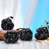 Yoget Bath Loofah Sponge, 4 Pack Black 60G Shower Mesh Ball Soft Pouf Body Scrubber for Exfoliating Skin