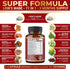 11 in 1 Lions Mane Mushroom Capsules, Equivalent to 5050mg, 3 Month Supply with Cordeyceps, Reishi, Ashwagandha, Panax Ginseng, Focus, Memory and Brain Support Supplement, Immune Support, Energy Pills