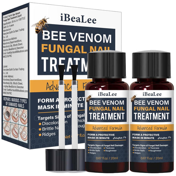 KISMIGER Toenail Fungus Treatment Extra Strength -1% Tolnaftate, Bee Venom Nail Fungus Treatment,
