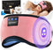 TOPOINT Sleep Mask with Headphones, Bluetooth 5.2 Wireless Eye Mask for Sleeping, Travel, Meditation, Built-in HD