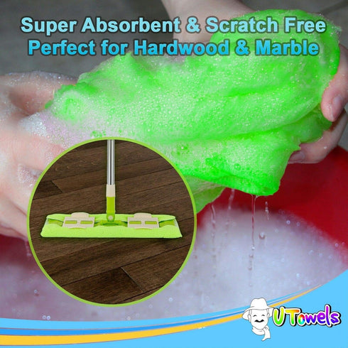 Cleaning Towel Washcloths, 12" x 12" Microfiber Rags, Reusable Shop Towels for Kitchen and Household Use