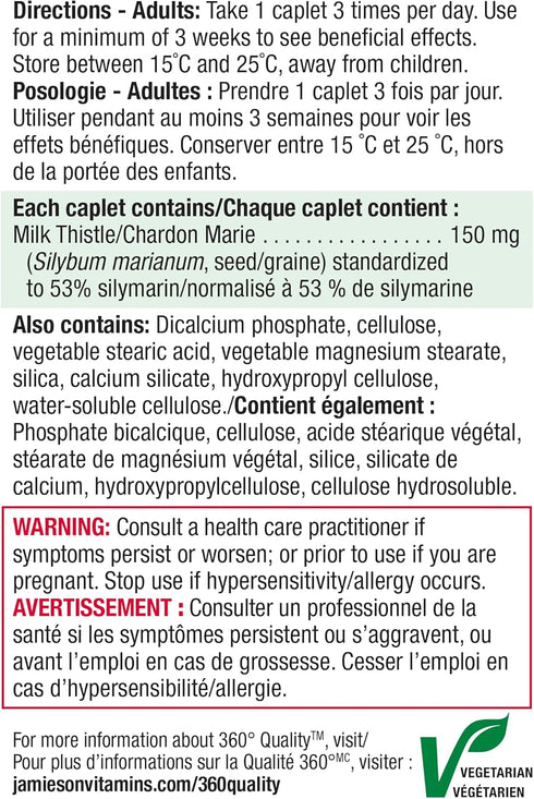 Jamieson Milk Thistle Bonus for Liver Health