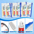Pack 30,Yellow Set Personal Hygiene Kit Bulk of Basic Travel Toiletry Disposable Toothbrushes with Toothpaste Mouthwash