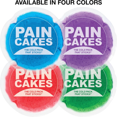 Reusable Round Cold Pack - Stickable Ice Pack for Targeted Cold Therapy, Latex-Free Cold Compress (100x Re-Stickable)