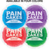 Reusable Round Cold Pack - Stickable Ice Pack for Targeted Cold Therapy, Latex-Free Cold Compress (100x Re-Stickable)