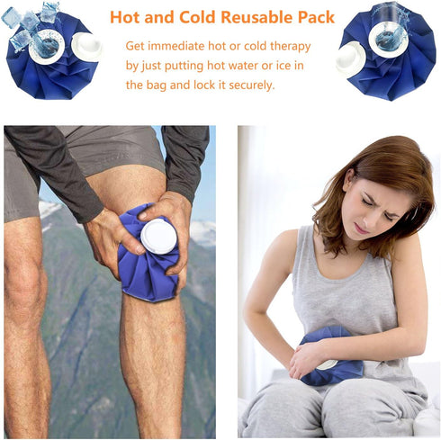 Ice Bag Packs - Reusable Hot & Cold Pack (2 Packs, 9/11 Inch)