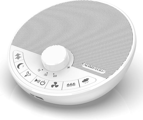 SOMEYOU Portable White Noise Sound Machine with 18 Sleep Sounds, Battery Powered Bluetooth