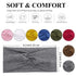 Tobeffect Headbands for Women, Non Slip Turban Headband, Boho Wide Hair Wraps Accessories, 8 Pack Solid Colors