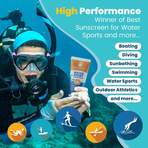 STREAM 2 SEA SPF 20 Biodegradable Mineral Sunscreen, 3 Fl oz, Paraben Free, Moisturizing, Reef Safe