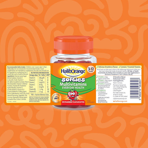 Haliborange 30 Kids Multivitamin Strawberry Softies