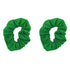 Set of 2 Solid Scrunchies in Green