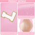 Initial Makeup Bag for Women, Travel Small PU Leather Cosmetic Bag, Cute Pink Personalized Preppy Chenille Pouch