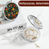 Mokiwala Weekly Pill Case, Medicine Planner, Vitamin Organizer Box, Portable Daily Pill Box with Compartments,Pocket
