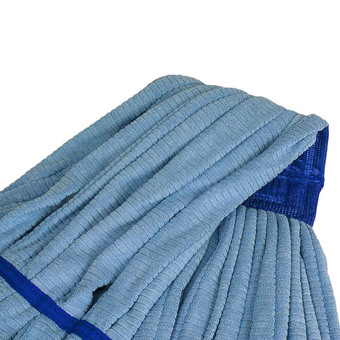 Microfiber Tube Mop Head, 400 Grams, Blue - Super Absorbent Looped Ends