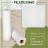 Reusable Towels, 2 Rolls, Plastic Free Paper Towels for Home & Kitchen Cleaning