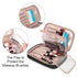 Yarwo Portable Makeup Brushes Bag for Brushes (up to 9.4") and Cosmetic Essentials, Black (BAG ONLY, PATENTED DESIGN)