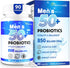QIVERNAMY Probiotics for Men, Advanced 50+ Mens Probiotic, Comprehensive Gut & Energy Support