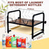 Laundry Detergent Holder & Soap Dispenser, Liquid Laundry Detergent Organizer with Drip Tray for Laundry Room Storage